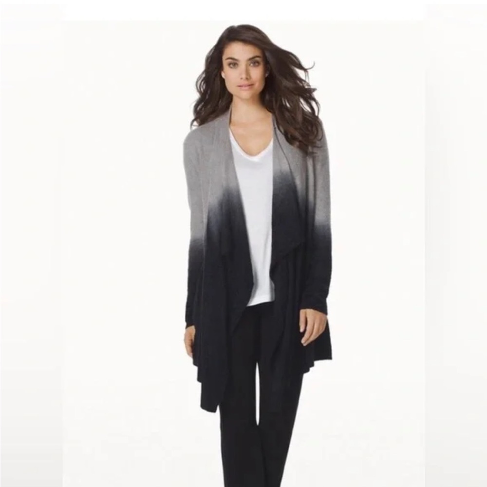 Barefoot‎ Dreams Womens Bamboo Chic Lite Cardigan Calypso Wrap Ombre M3